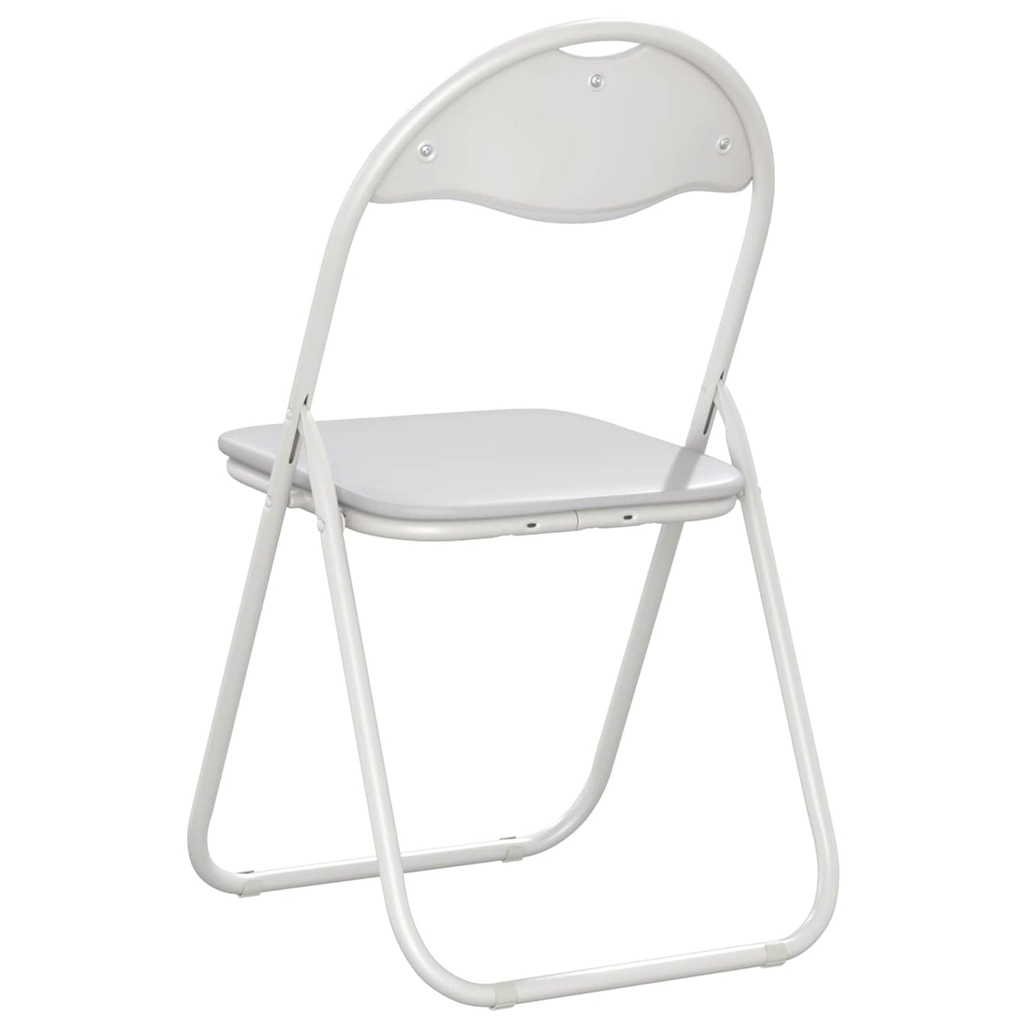Folding Chair 8 pcs White 48 x 43.5 x 81 cm Faux Leather