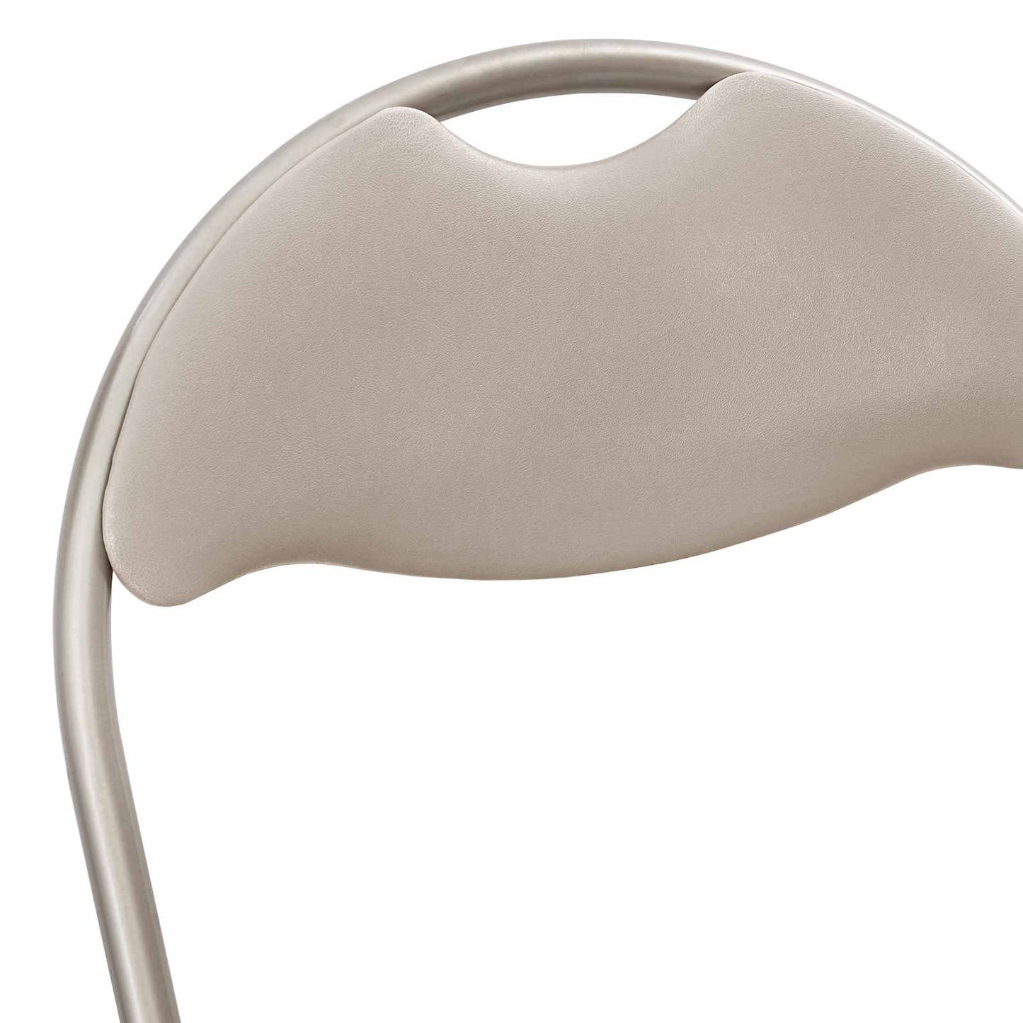 Folding Chair 8 pcs Sand 48 x 43.5 x 81 cm Faux Leather
