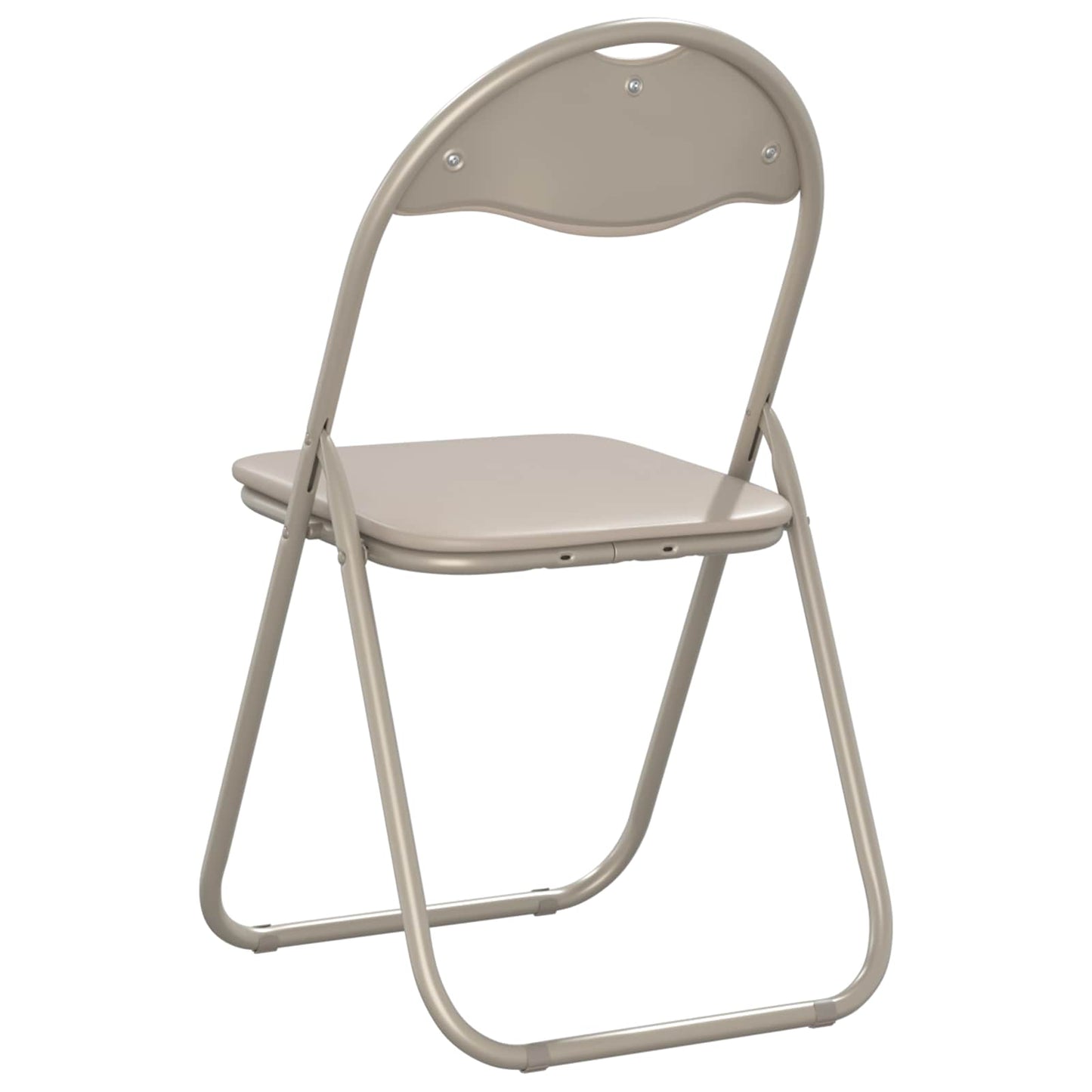 Folding Chair 8 pcs Sand 48 x 43.5 x 81 cm Faux Leather
