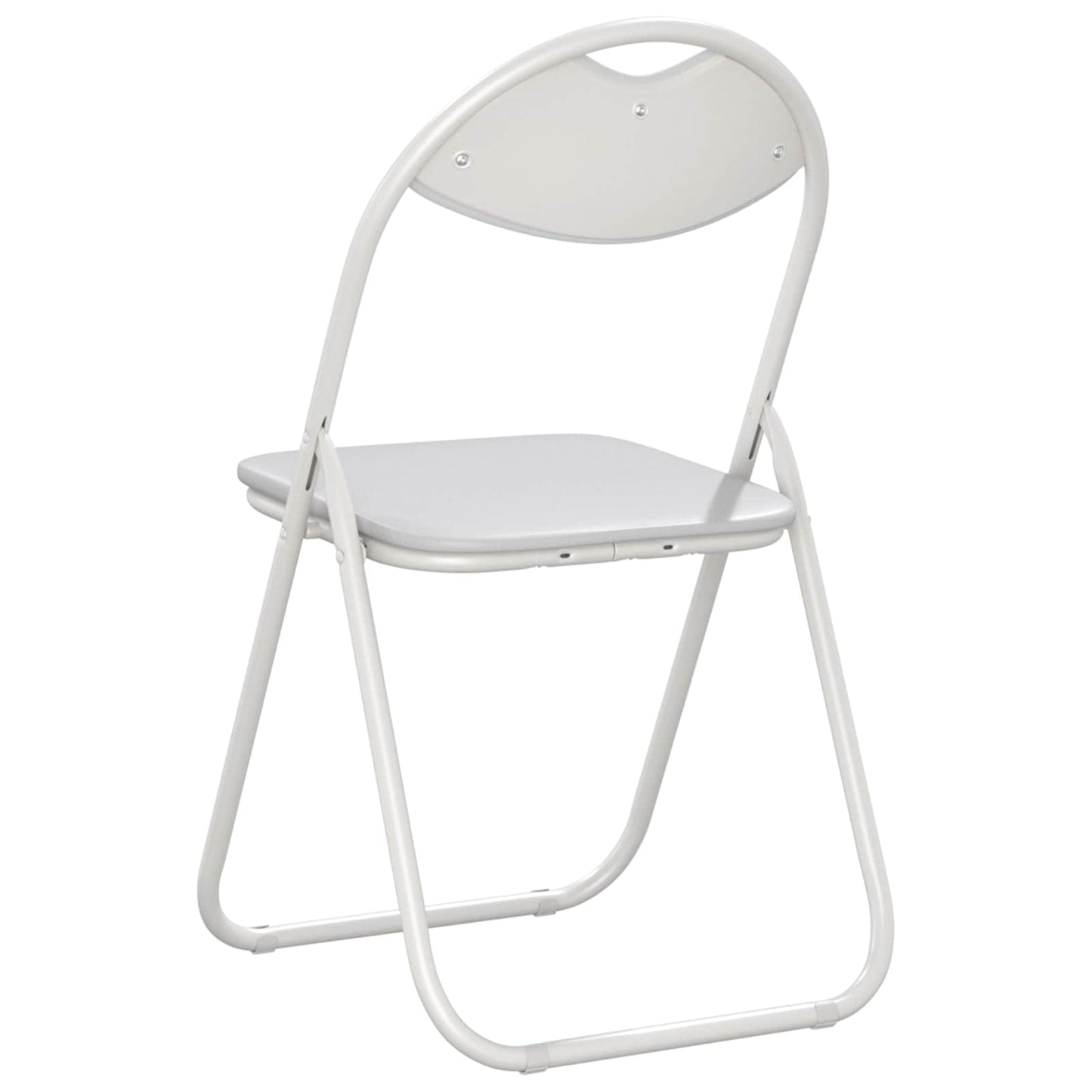 Folding Chair 2 pcs White 48 x 43.5 x 81 cm Faux Leather