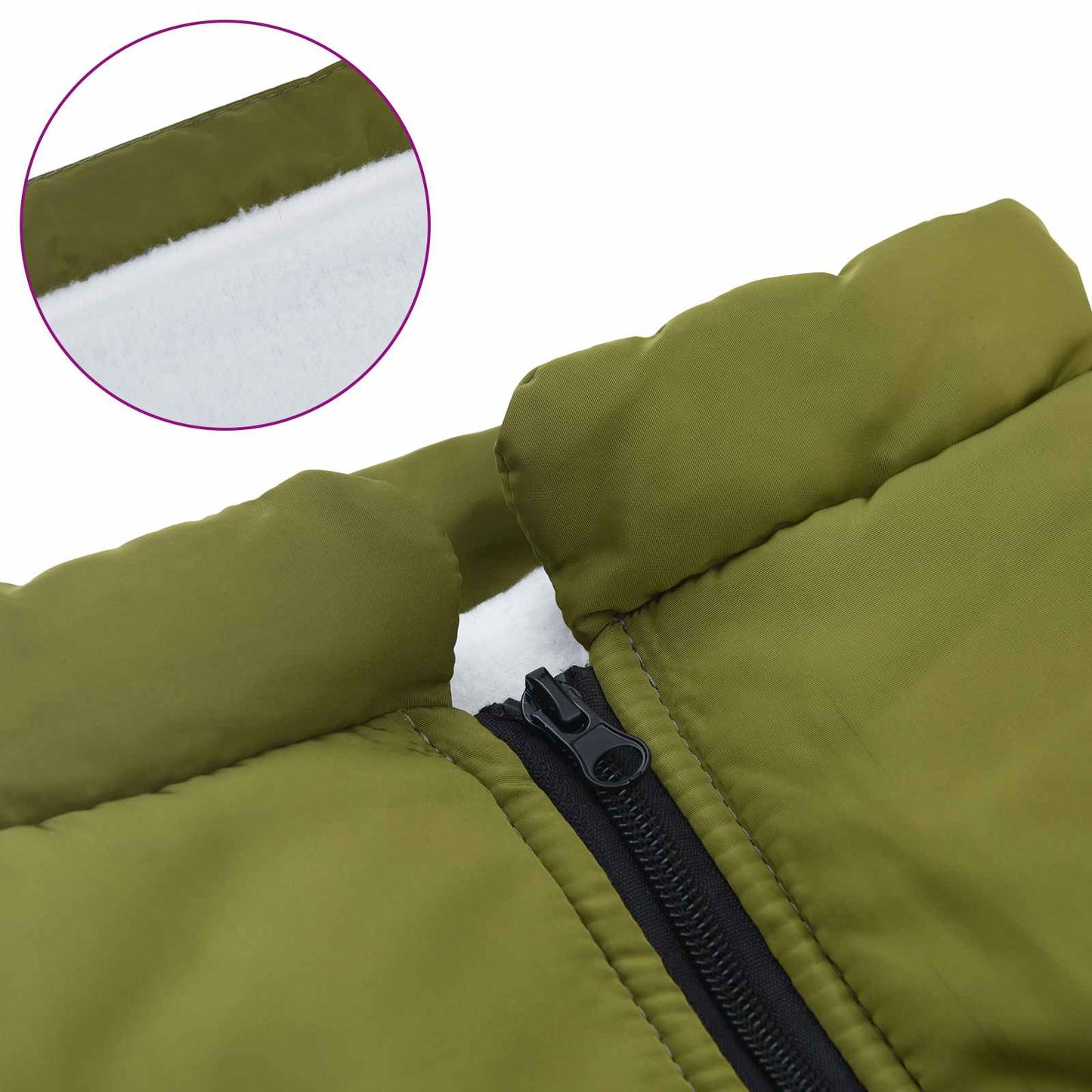 Dog Coat Army Green L44