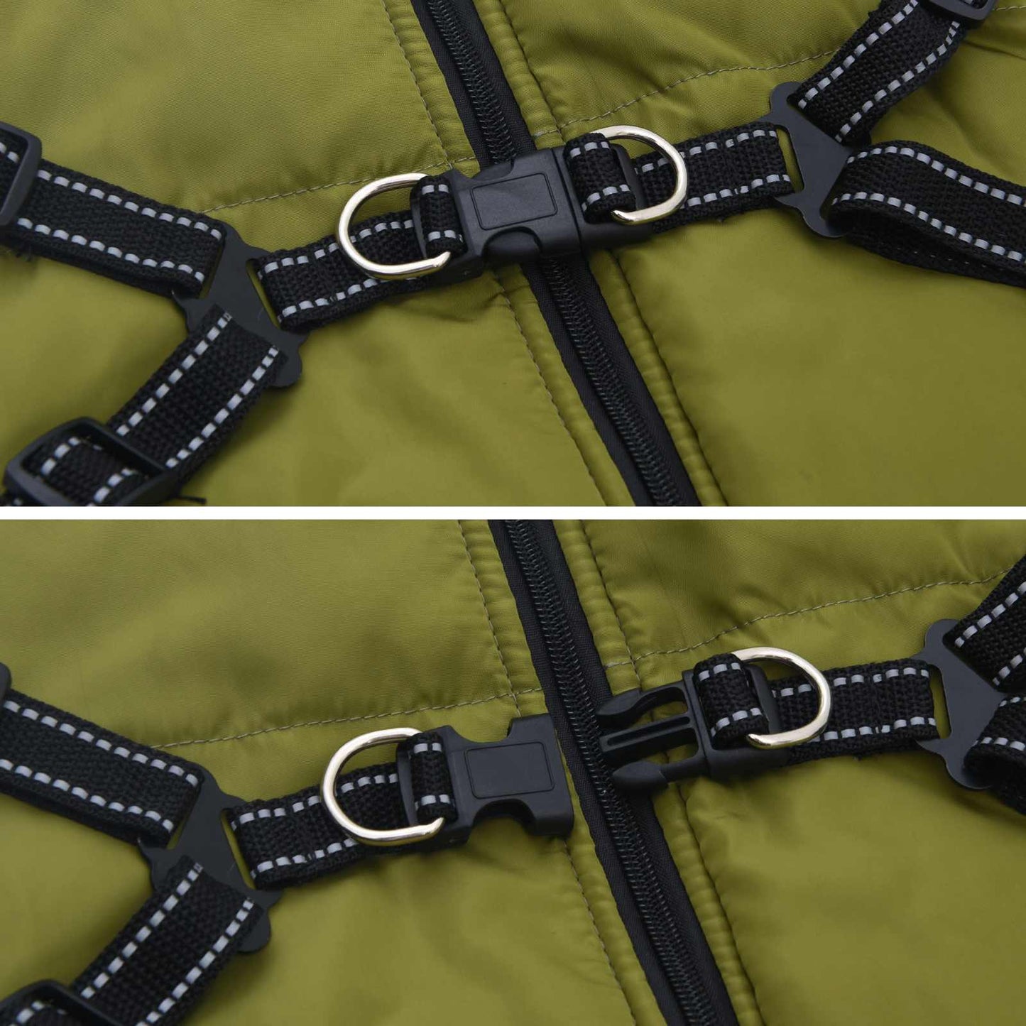 Dog Coat Army Green L48