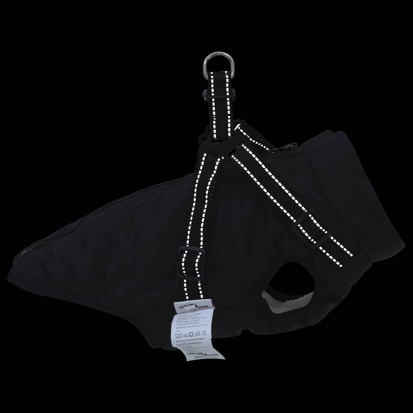 Dog Coat Black L24