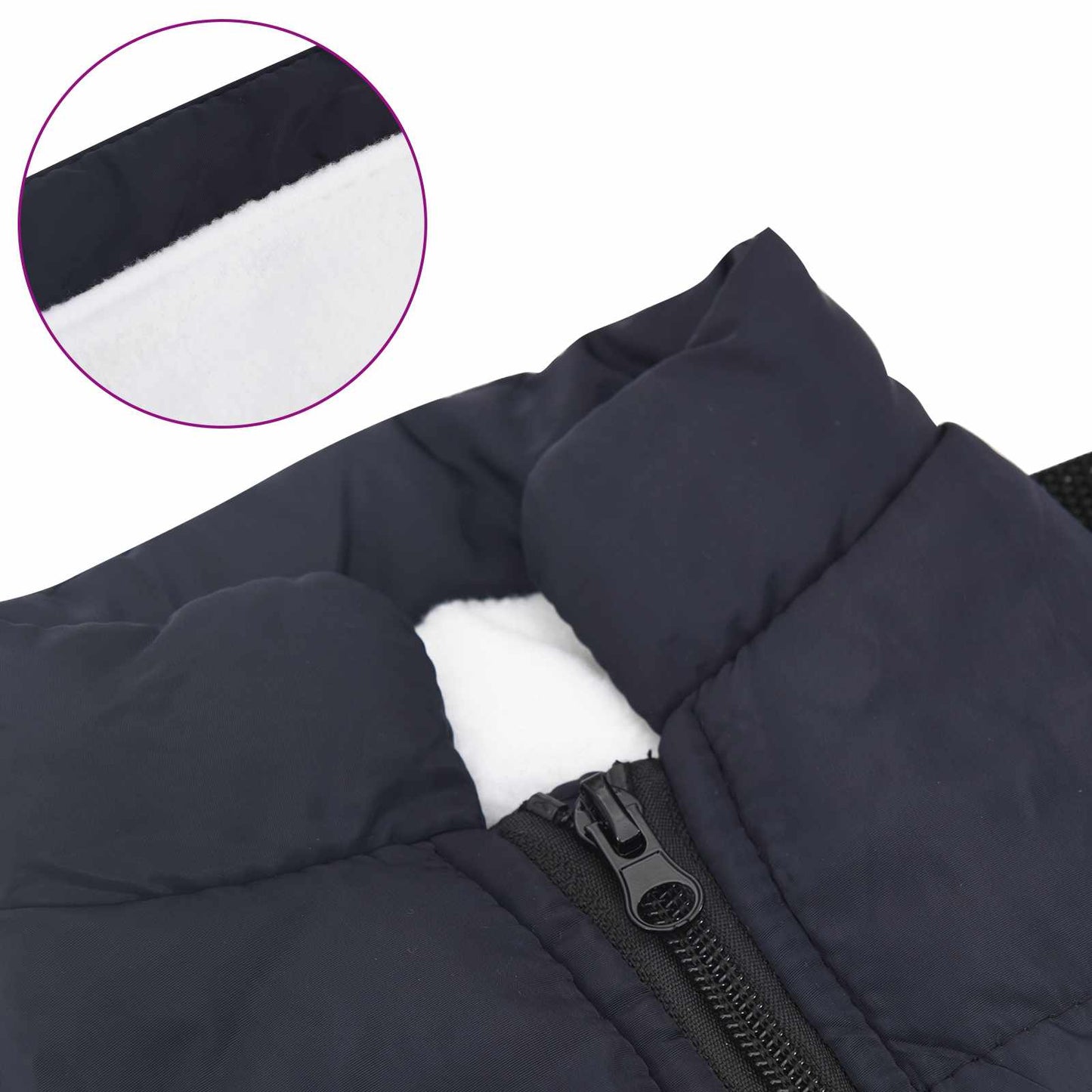 Dog Coat Navy Blue L32