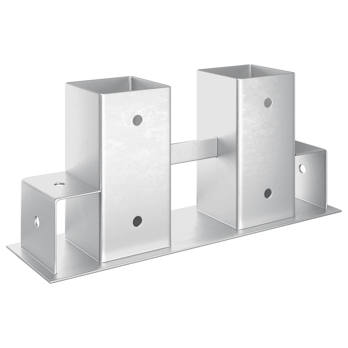 Firewood Stack Aid 12 pcs Silver 34 x 10 x 15 cm Steel