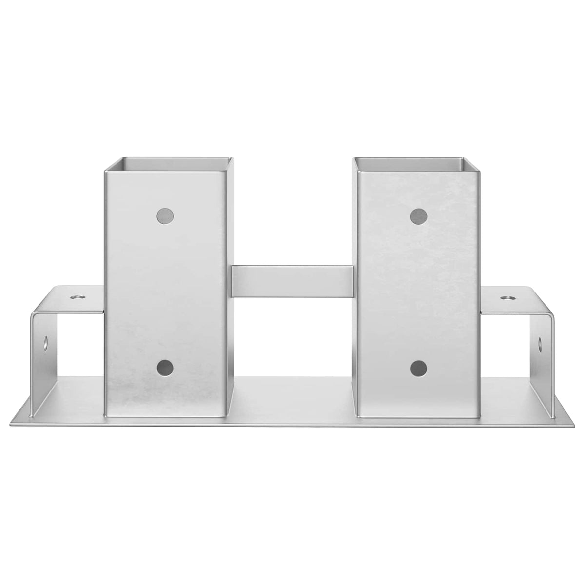Firewood Stack Aid 12 pcs Silver 34 x 10 x 15 cm Steel