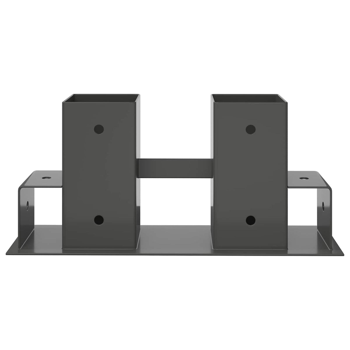 Firewood Stack Aid 12 pcs Anthracite 34 x 10 x 15 cm Steel