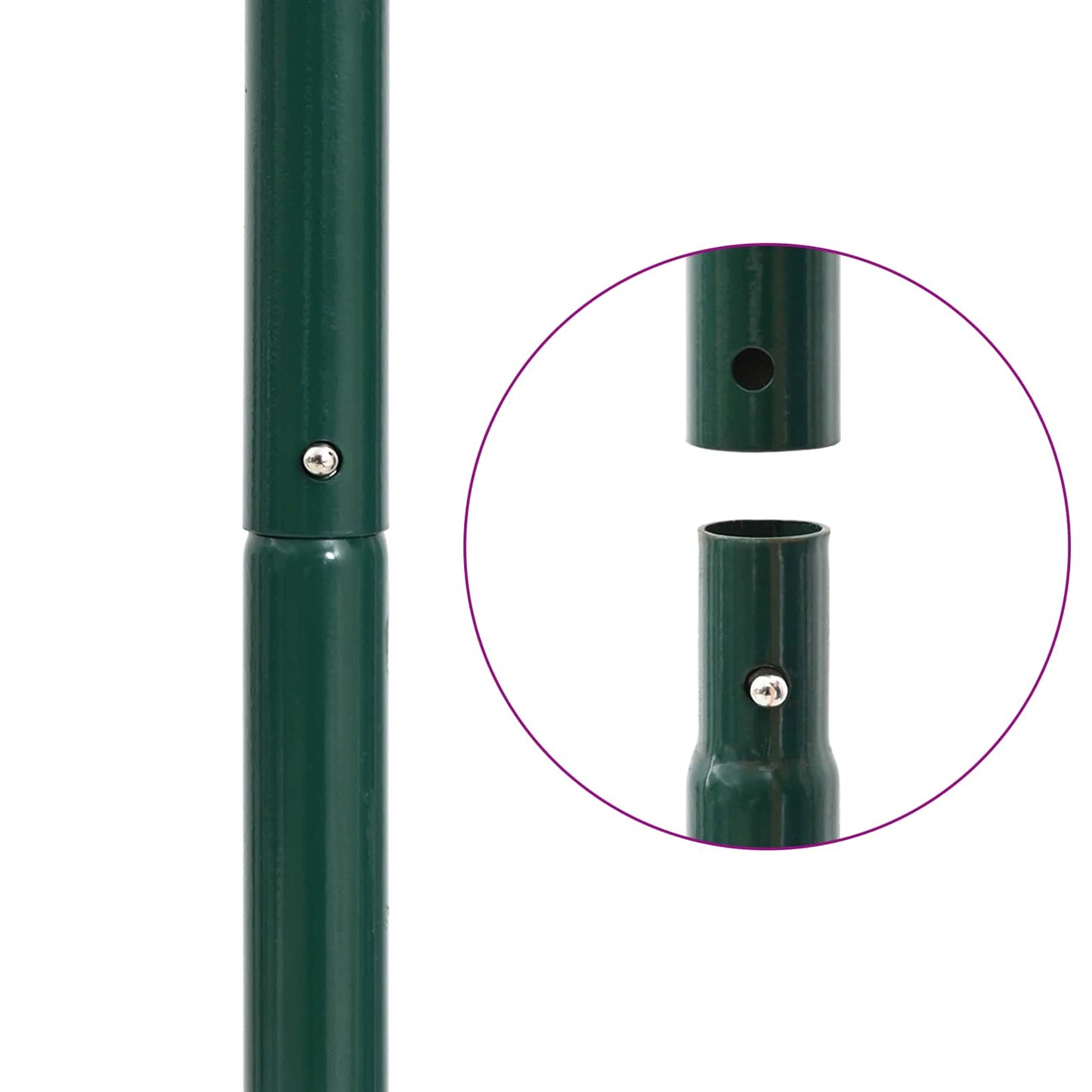 Lawn Roller Pull with Aerator Clamps Green 128 x 38 cm Steel