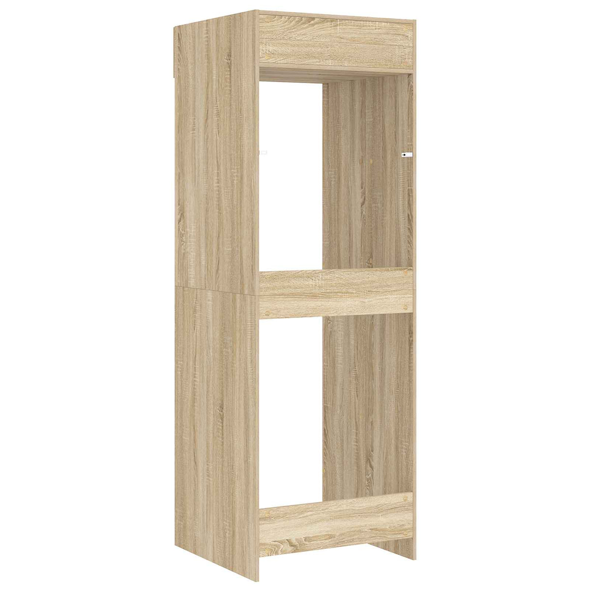 Wash Machine Cabinet with Storage Sonoma Oak 67.5 x 68 x 200 cm