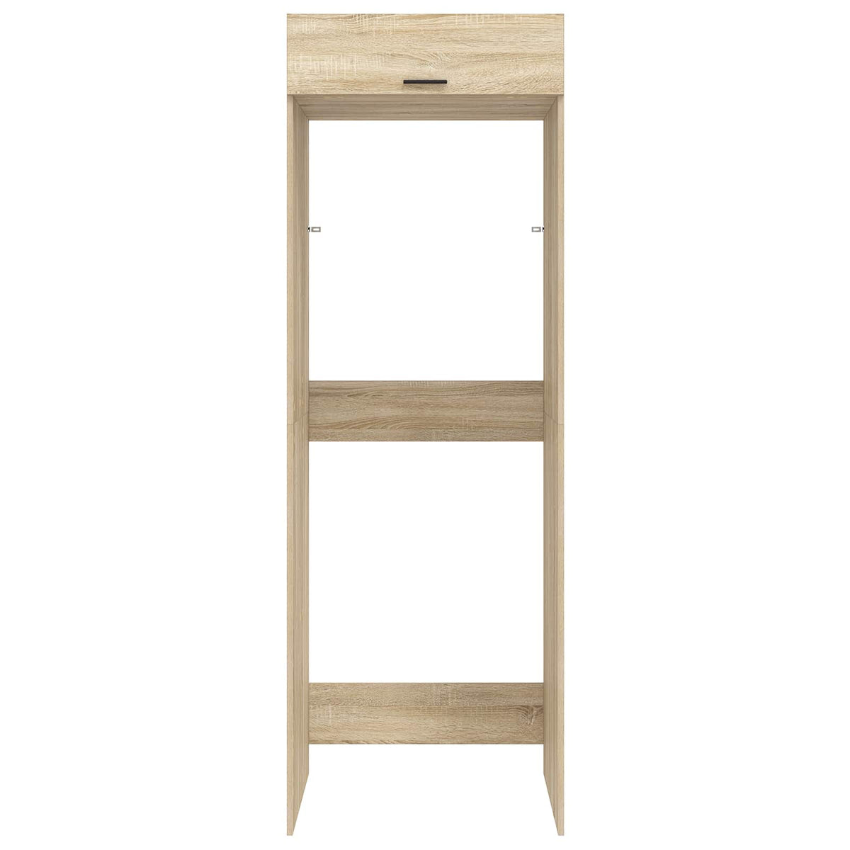 Wash Machine Cabinet with Storage Sonoma Oak 67.5 x 68 x 200 cm