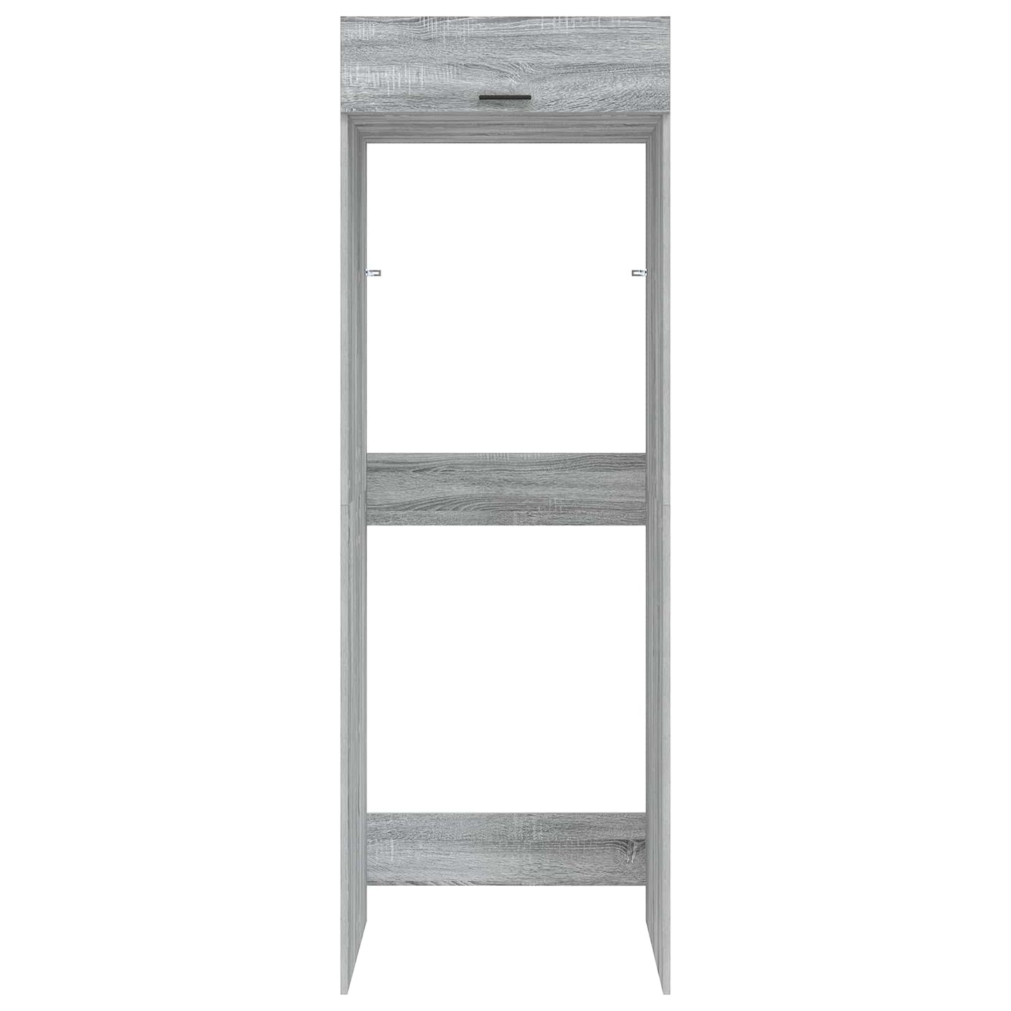 Wash Machine Cabinet with Door Grey Sonoma 67.5 x 68 x 200 cm