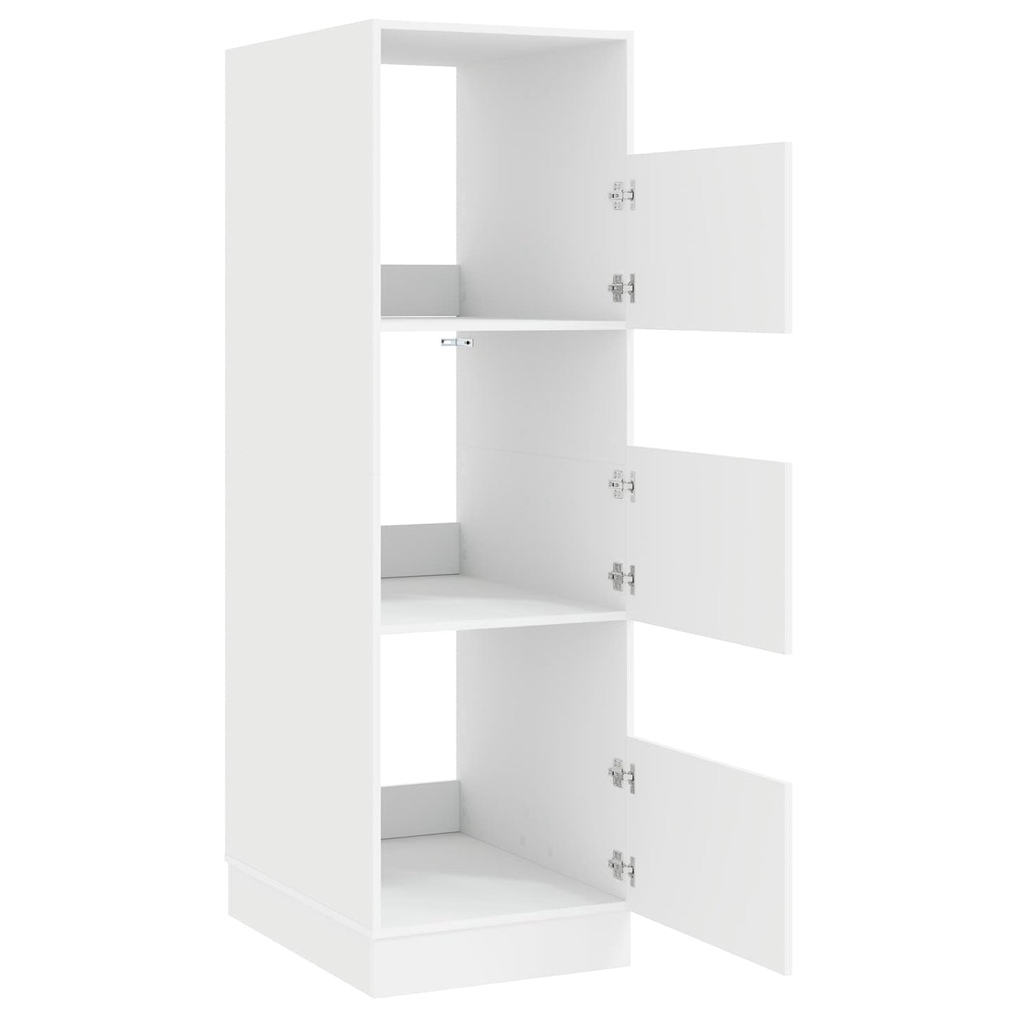 Laundry Cabinet White 50 x 68 x 162 cm Engineered wood