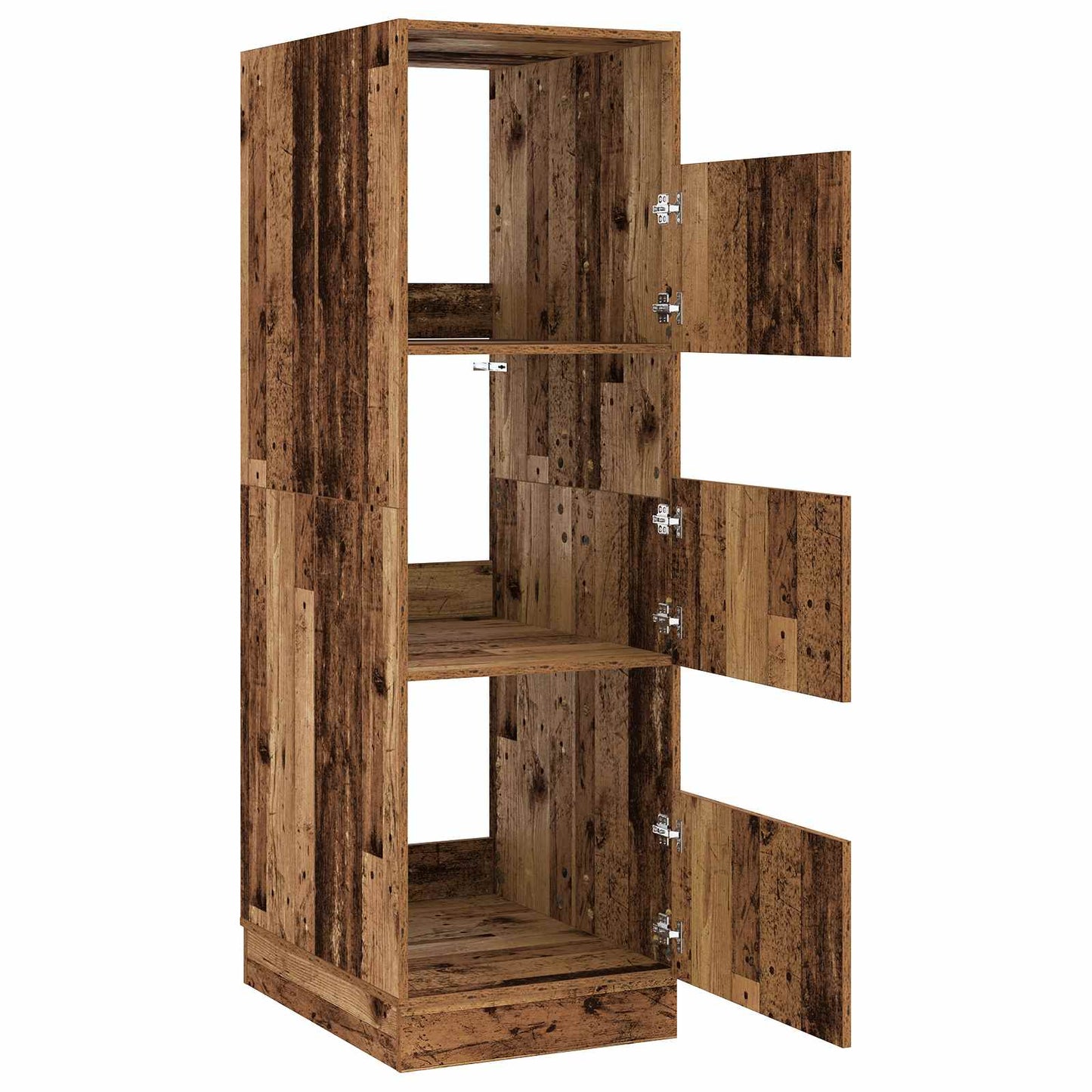 Laundry Cabinet with Storage with Door Old Wood Engineered wood