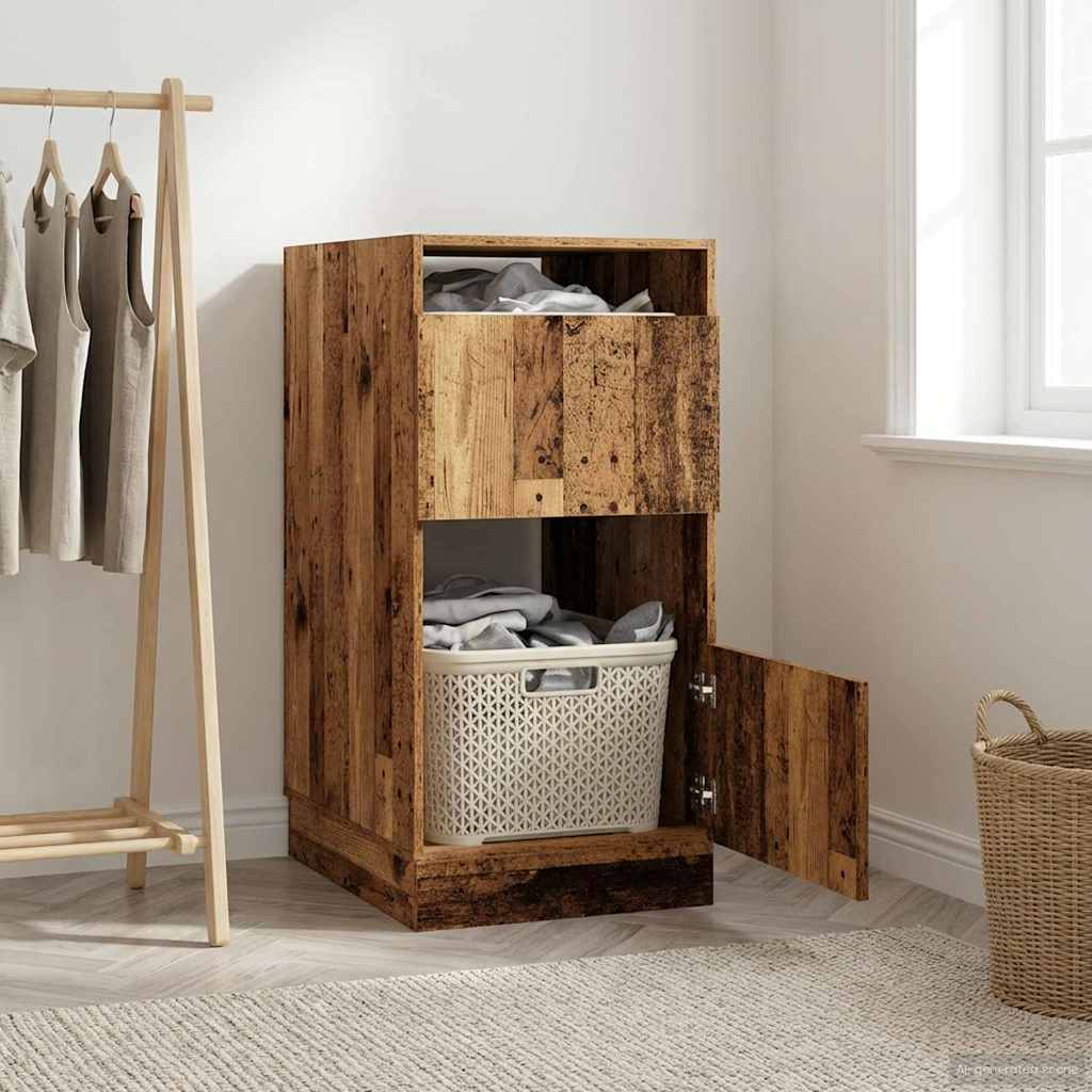 Laundry Cabinet Old Wood 50 x 68 x 102 cm Engineered wood