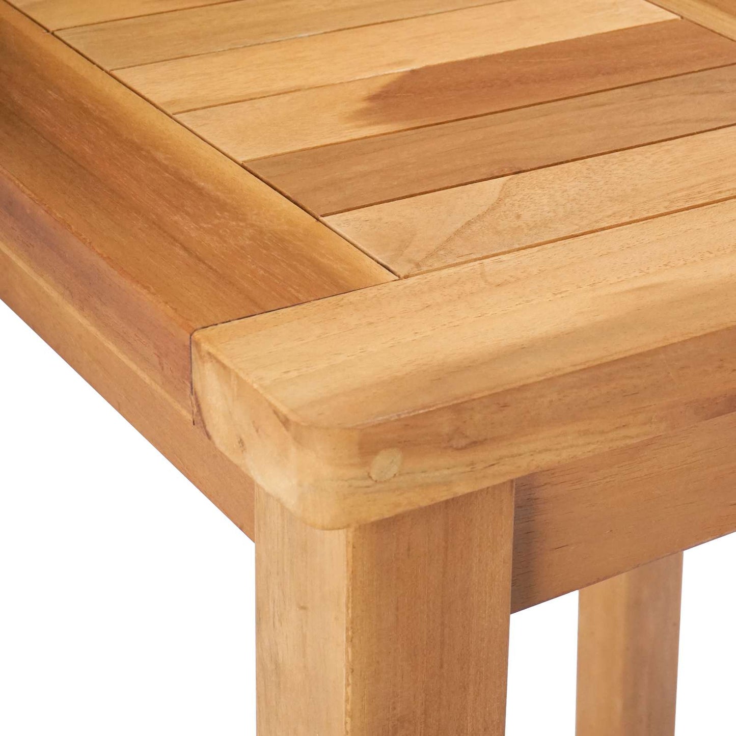 Bar Table Natural 60 x 60 x 105 cm Solid-Teak