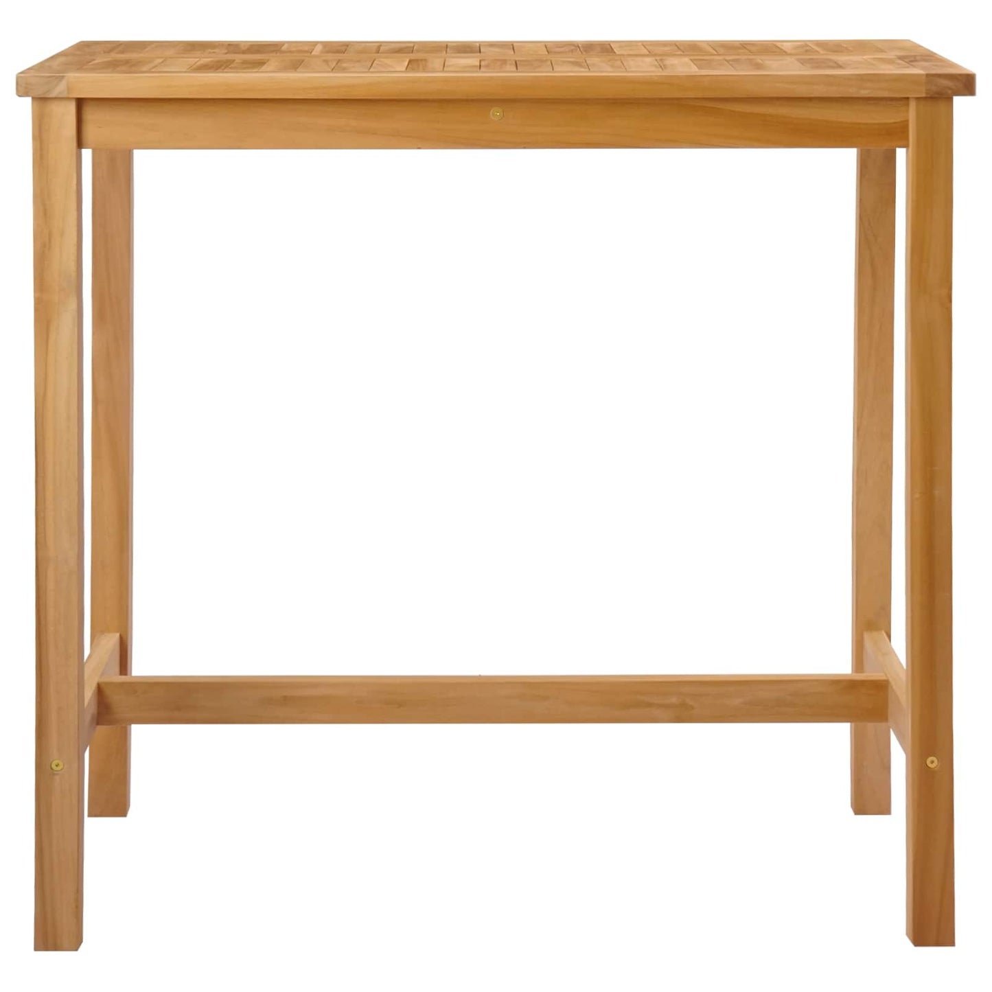 Bar Table Natural 110 x 60 x 105 cm Solid-Teak