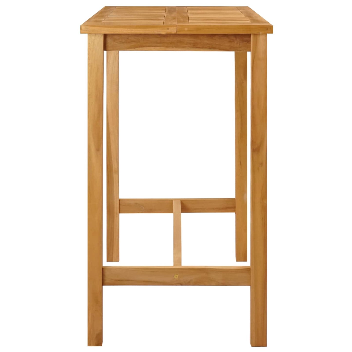 Bar Table Natural 110 x 60 x 105 cm Solid-Teak