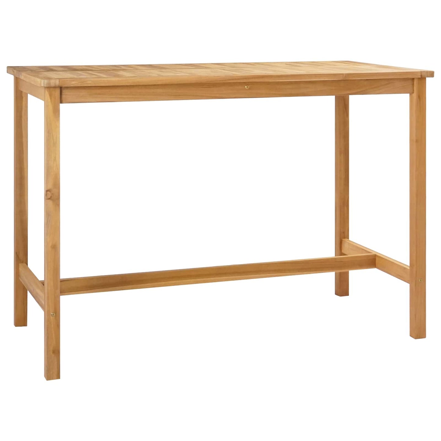 Bar Table Natural 150 x 75 x 105 cm Solid Teak Wood