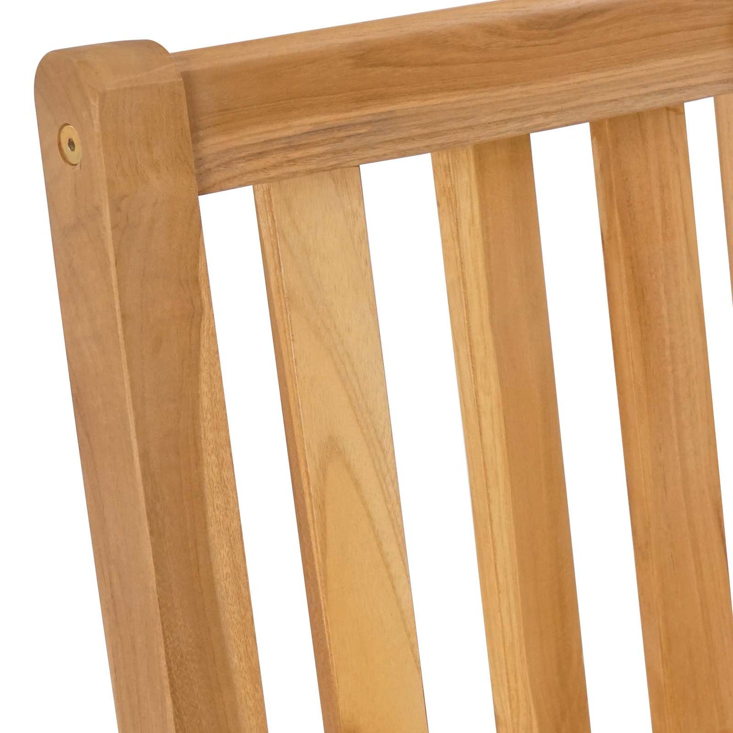 Bar Stool 2 pcs Brown Solid Teak Wood