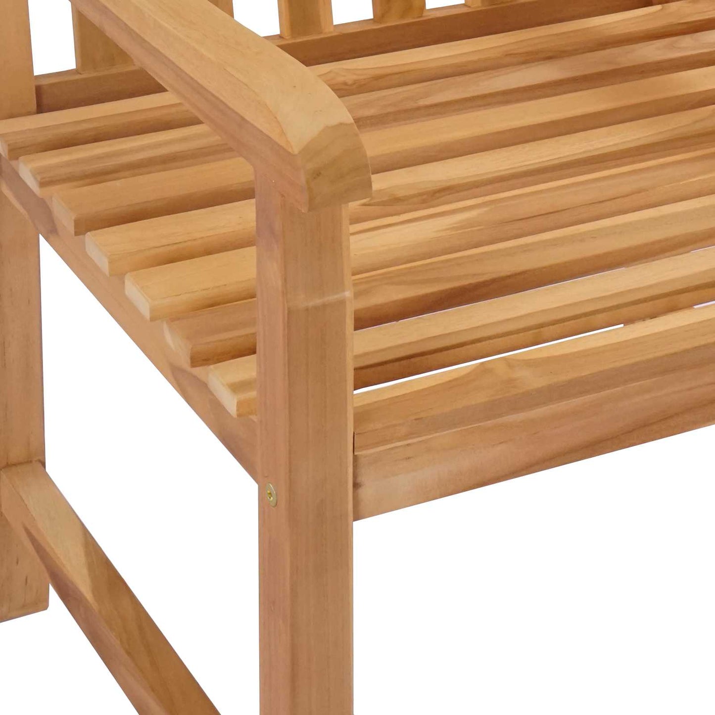 Handcarved Rose Chair 2 pcs Natural 58 x 60 x 90 cm