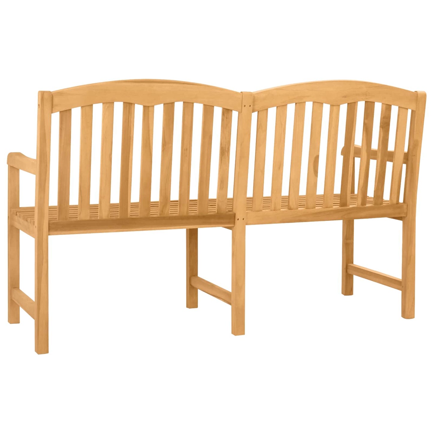 Handcarved Rose Bench Natural 179.5 x 61 x 90 cm