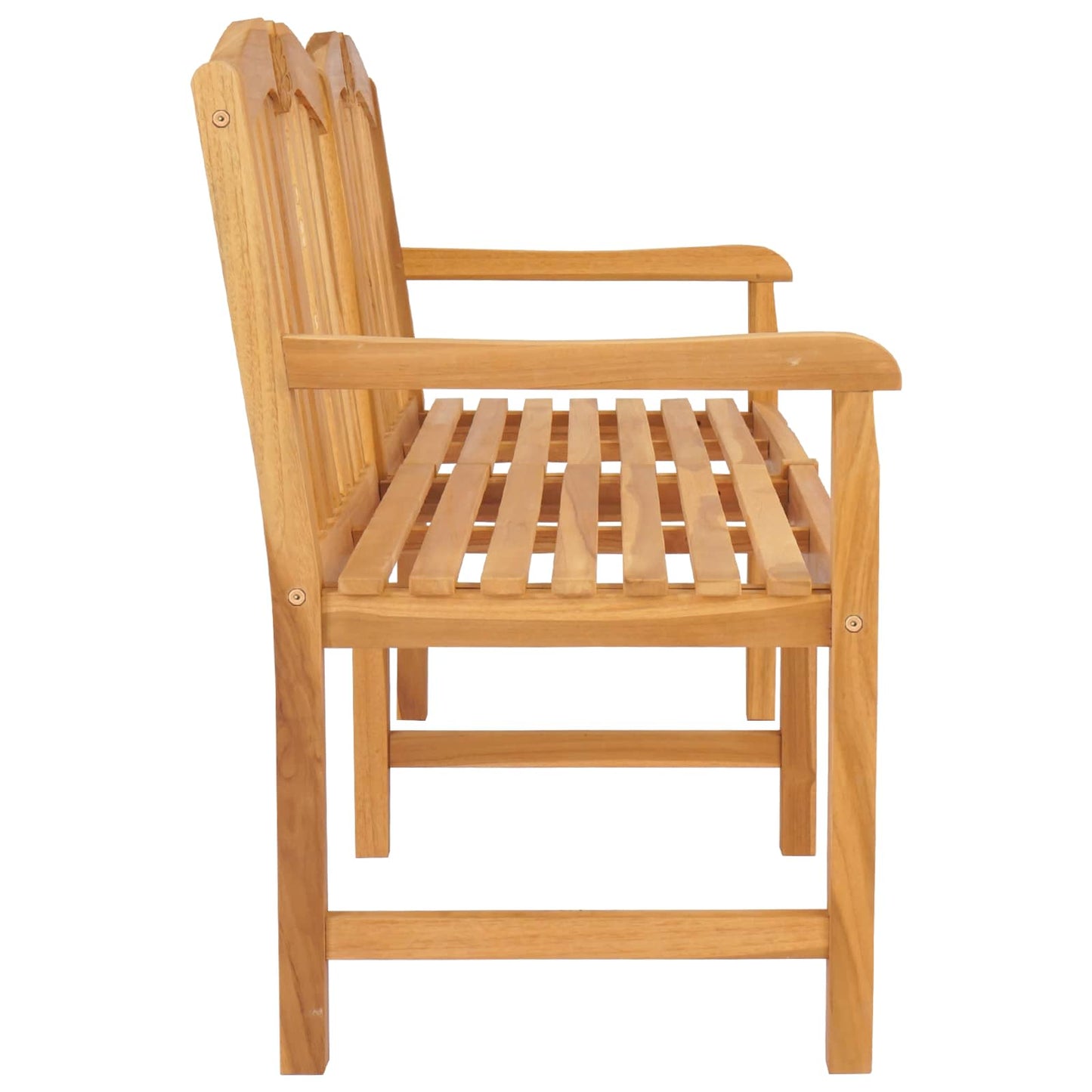 Handcarved Rose Bench Natural 150 x 60.5 x 95 cm