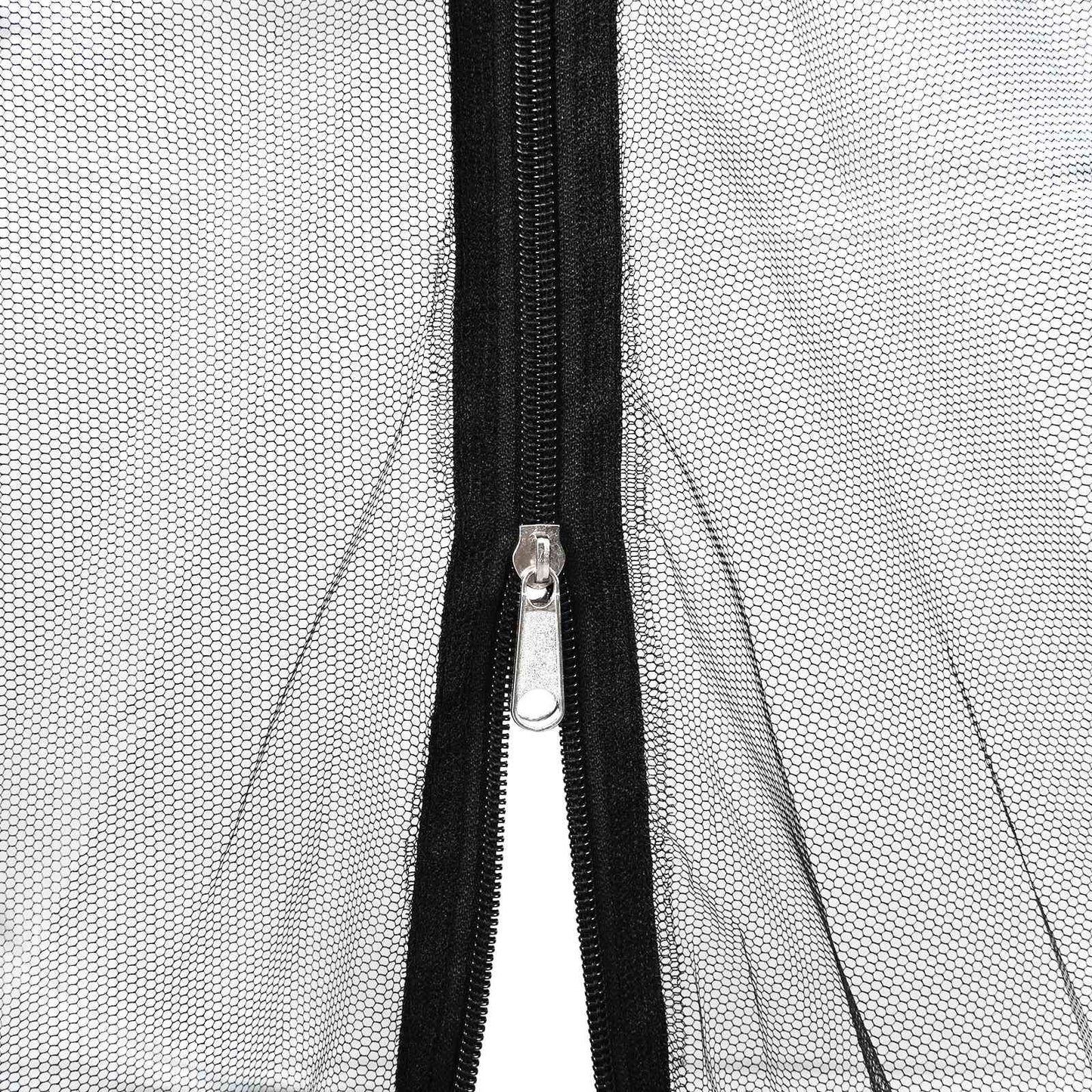 Garden Mosquito Net 156 Mesh Black 4 x 4 x 2.5 m Polyester