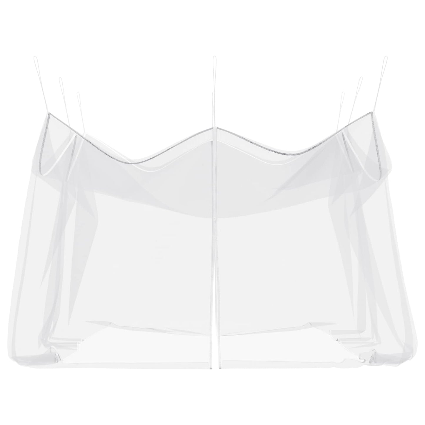 Garden Mosquito Net 156 Mesh White 4 x 4 x 2.5 m Polyester