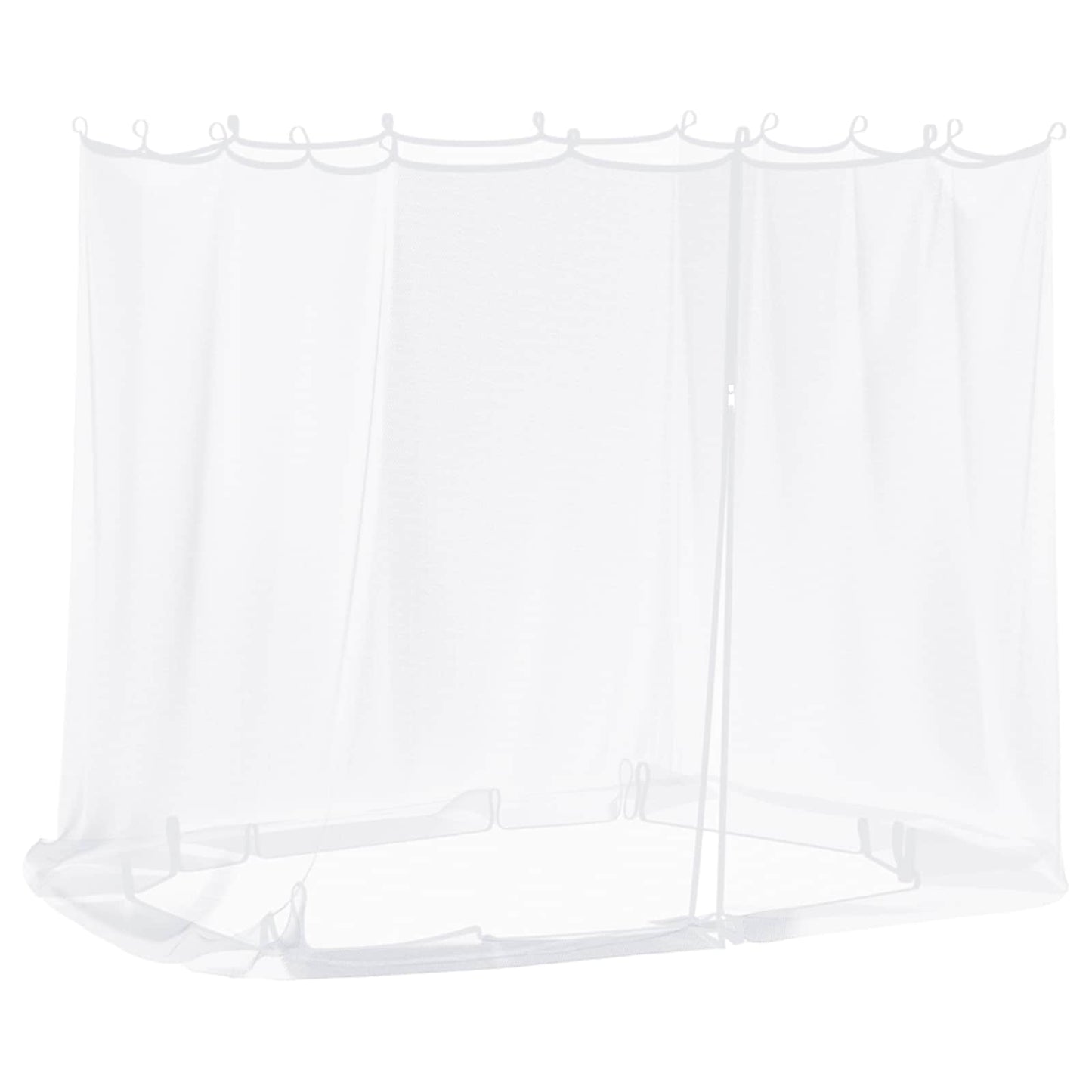 Mosquito Net for Gazebo 220 mesh White 2 x 2 x 2 m Polyester