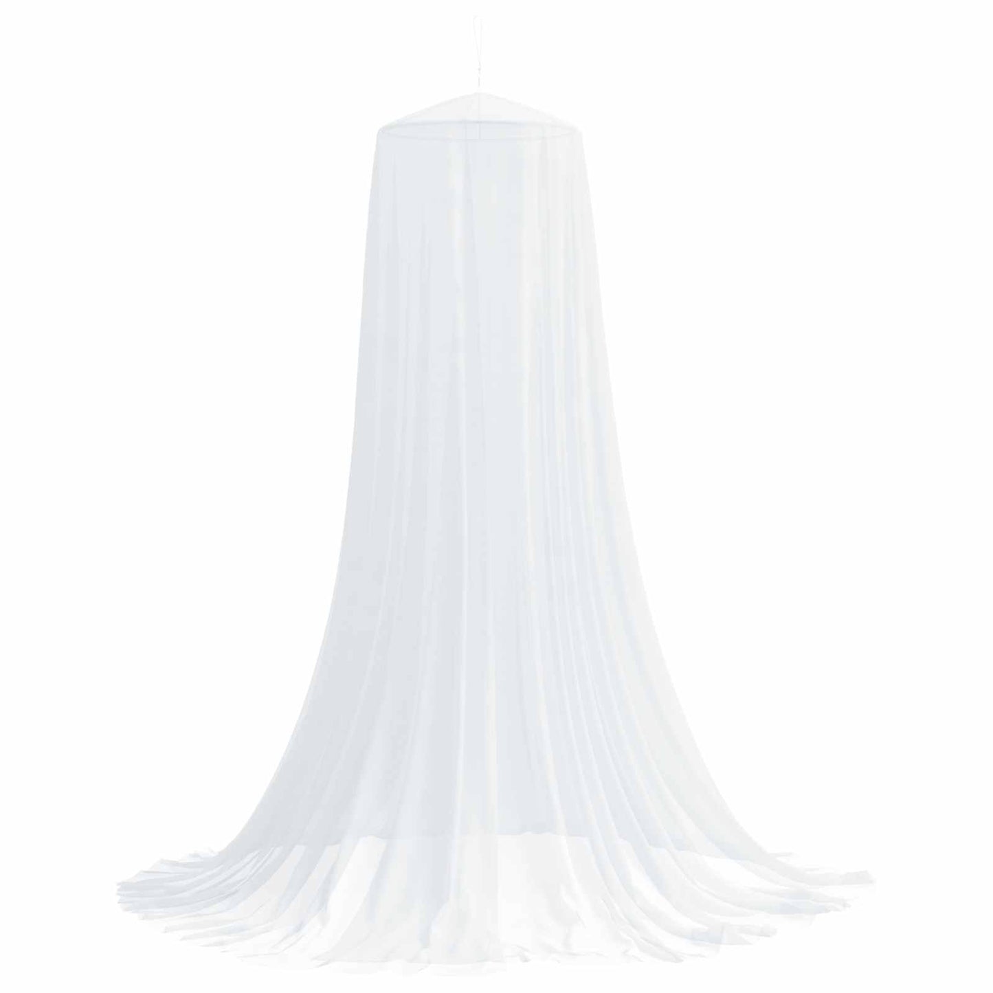Mosquito Net for Bed 3 pcs 156 mesh White ⌀56 x 220 cm