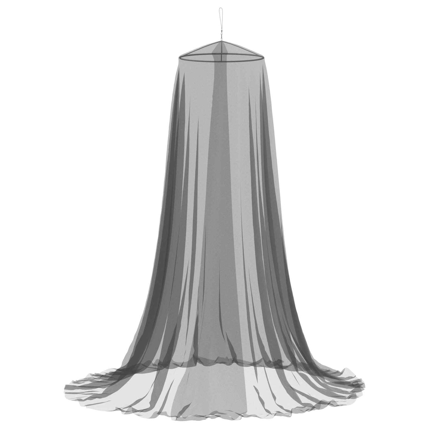 Mosquito Net for Bed 3 pcs 156 mesh Black Ø 56 x 220 cm