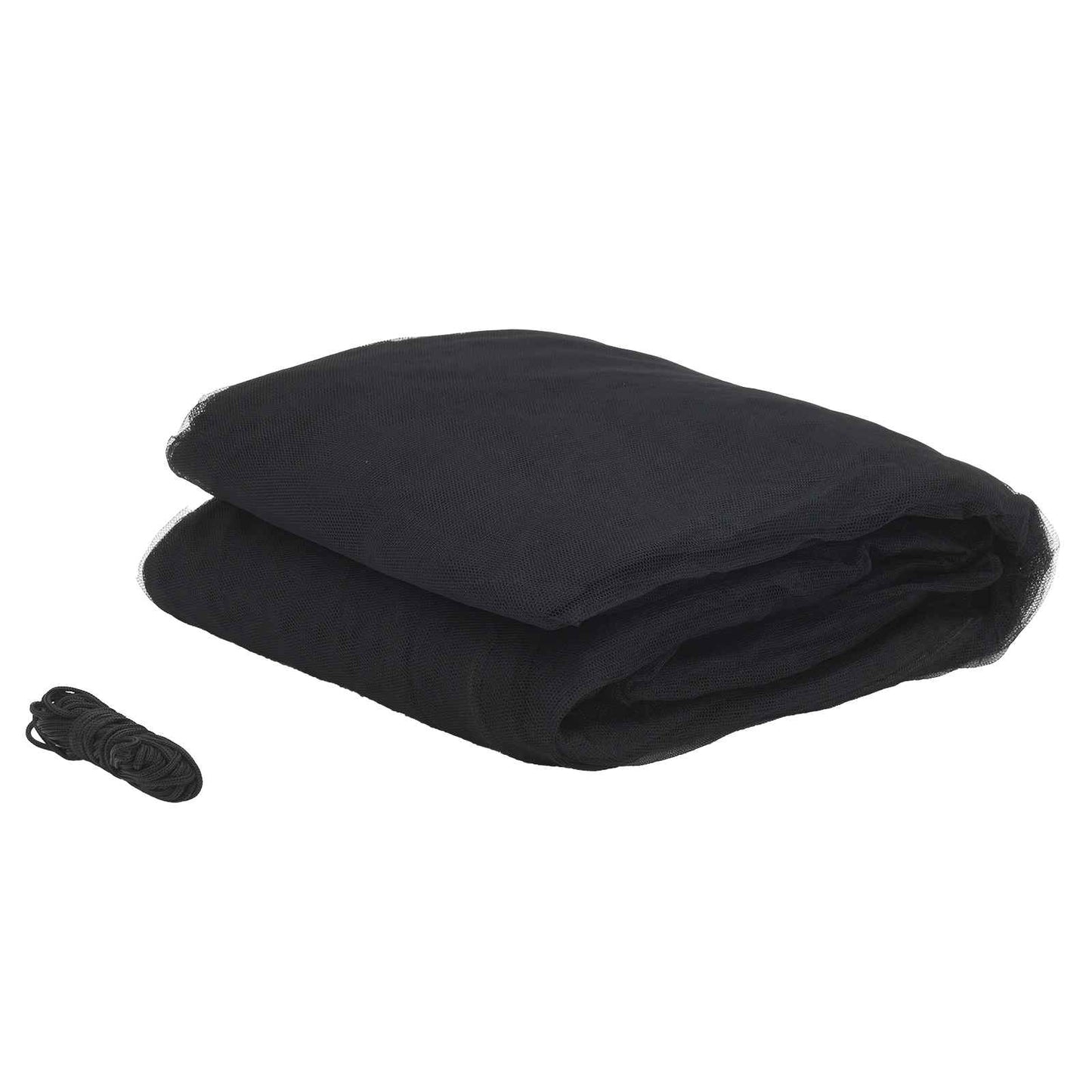 Mosquito Net for Bed 3 pcs 156 mesh Black Polyester