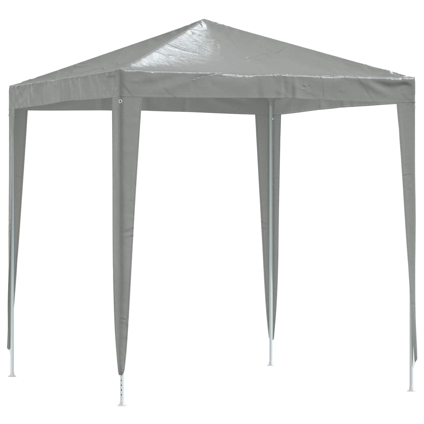 Party Tent 200 x 200 x 240 cm Light Grey PE and Steel