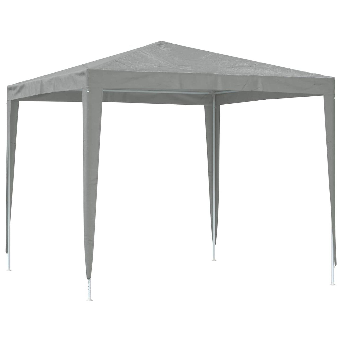 Party Tent 250 x 250 x 240 cm Light Grey PE and Steel
