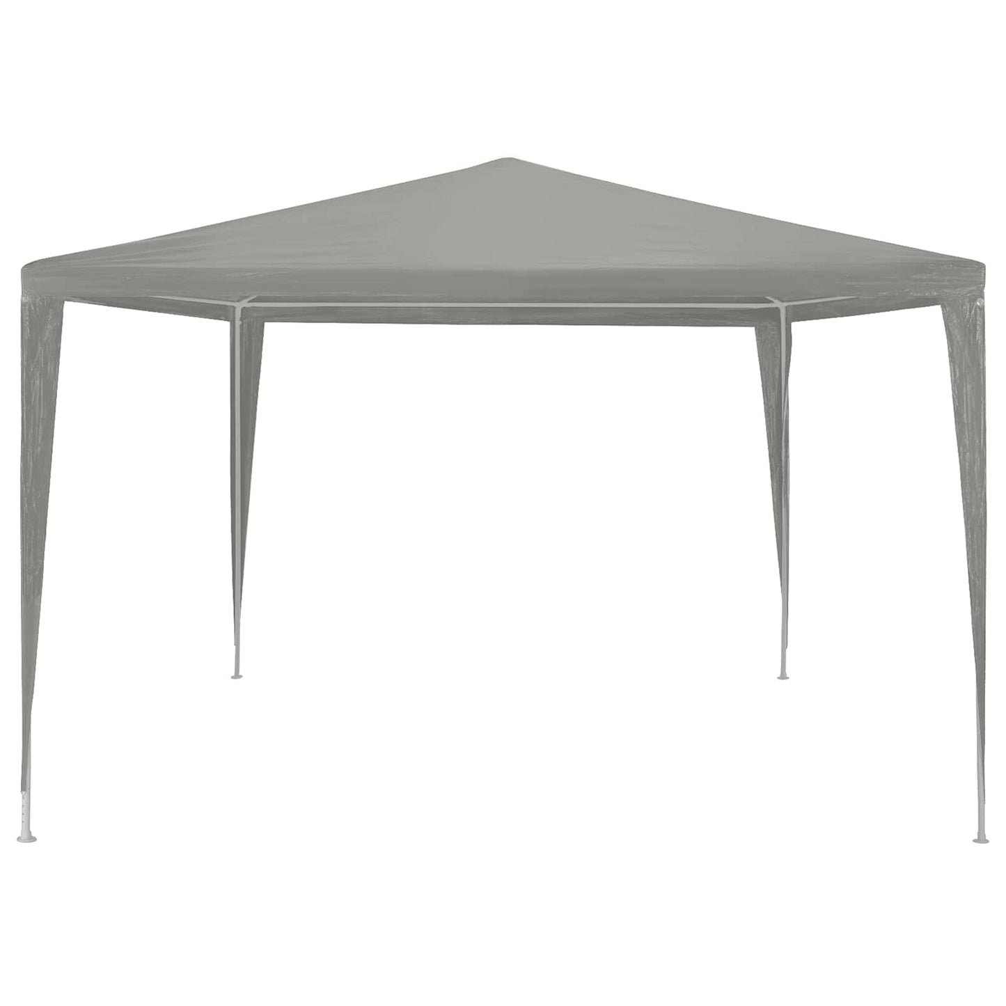 Party Tent Light Grey 300 x 300 x 255 cm PE and Steel