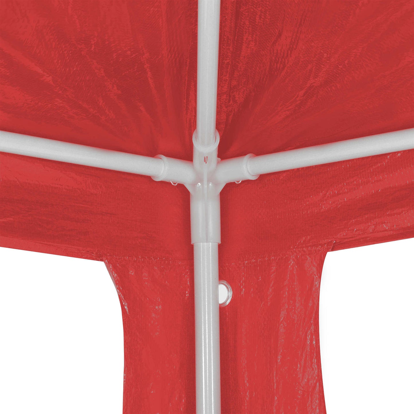 Party Tent Red 900 x 300 x 255 cm PE and Steel