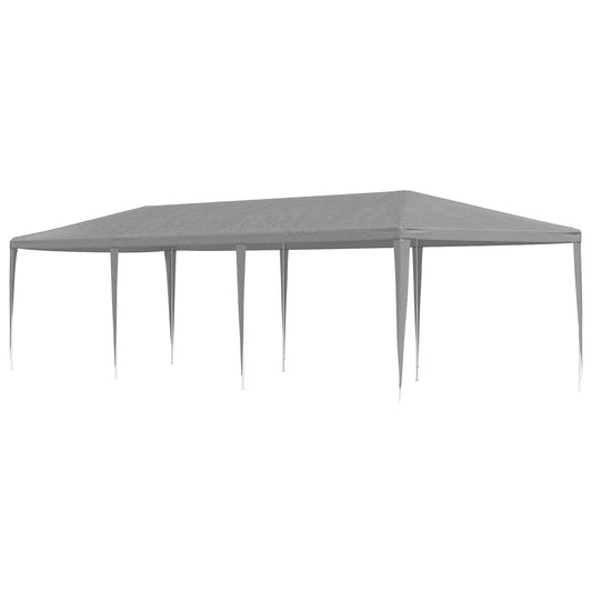 Party Tent Light Grey 900 x 300 x 255 cm PE and Steel
