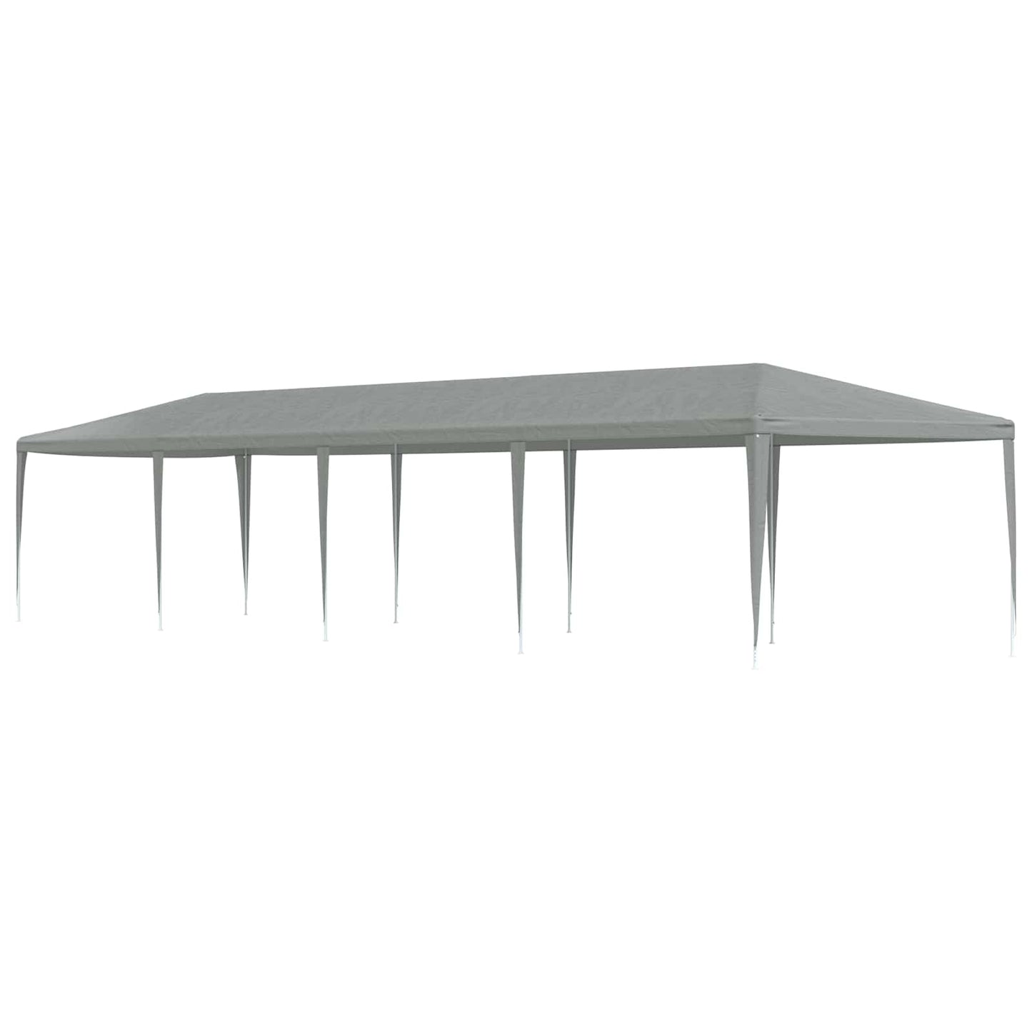 Party Tent Light Grey 1200 x 300 x 255 cm PE and Steel