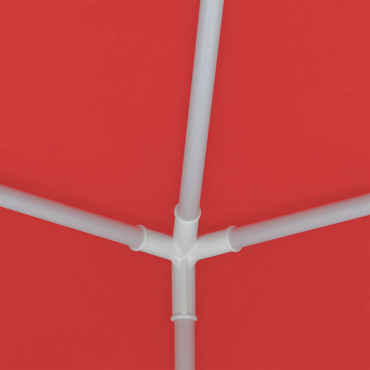 Party Tent Red 200 x 200 x 240 cm PE and Steel