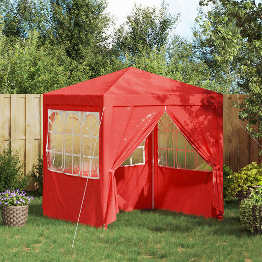Party Tent 200 x 200 x 240 cm Red PE and Steel