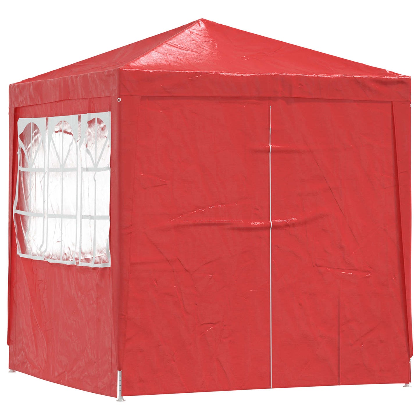 Party Tent Red 200 x 200 x 240 cm PE and Steel