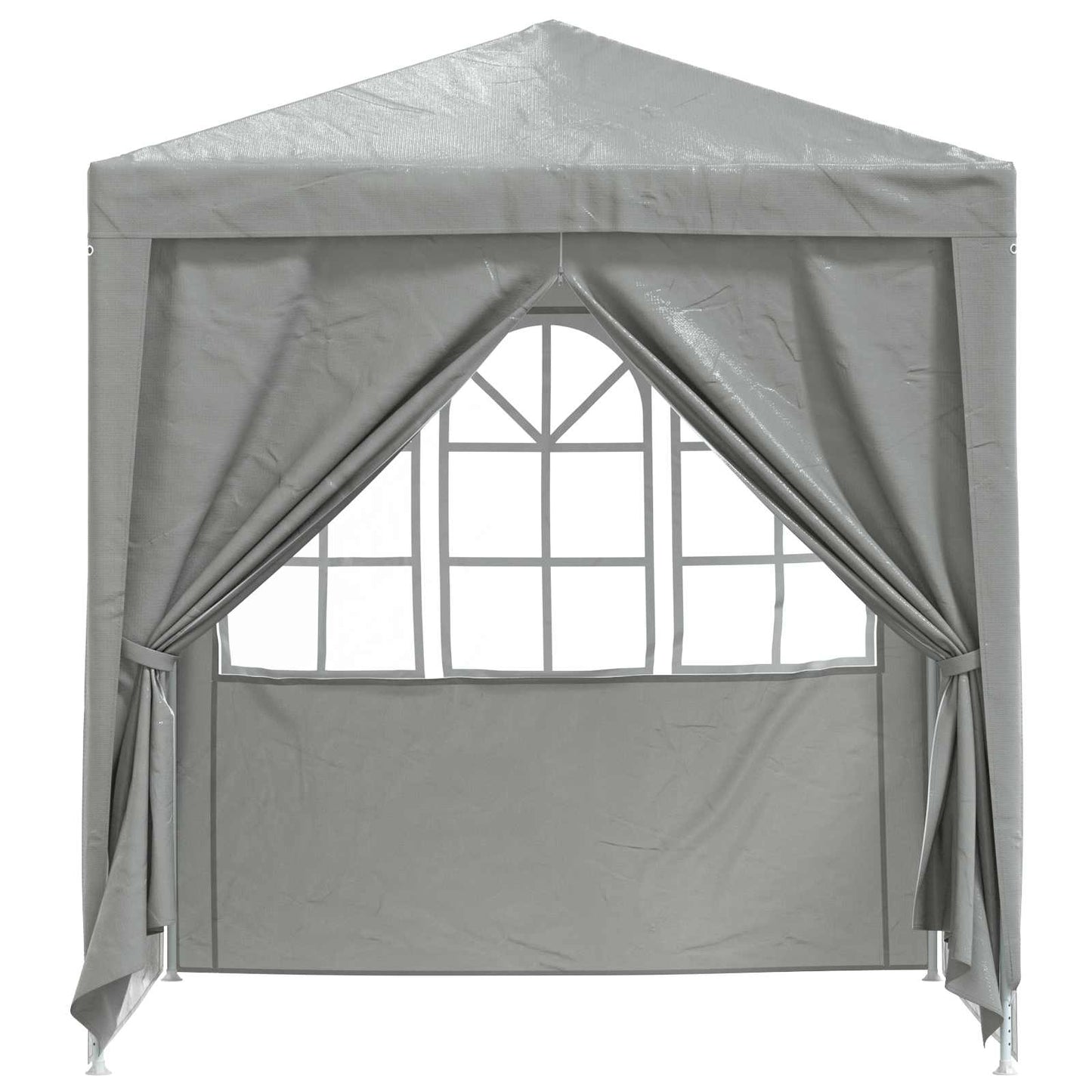 Party Tent Light Grey 200 x 200 x 240 cm PE and Steel