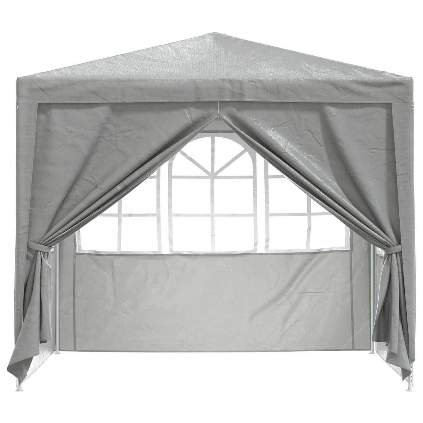 Party Tent Light Grey 250 x 250 x 240 cm PE and Steel