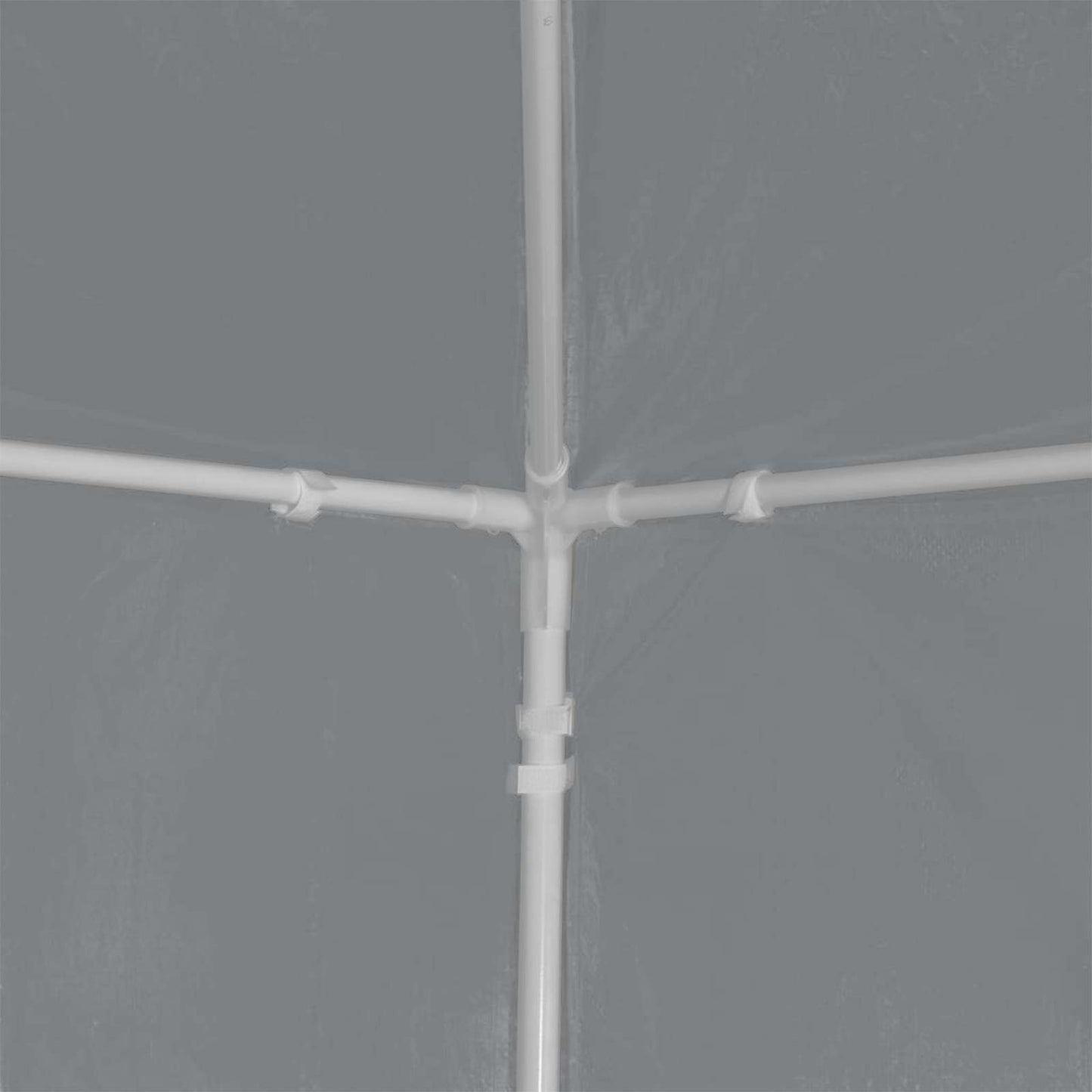 Party Tent 1200 x 300 x 255 cm Light Grey PE and Steel