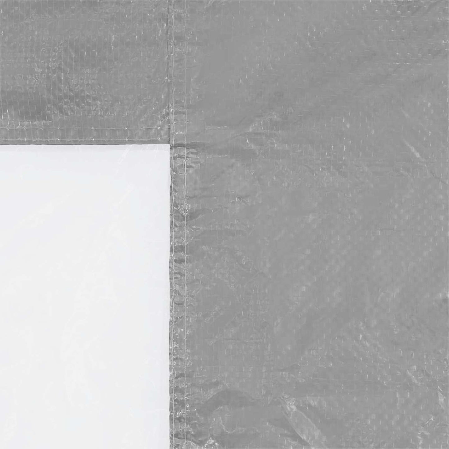 Party Tent Sidewall 2 pcs 200 x 195 cm Light Grey PE and Steel