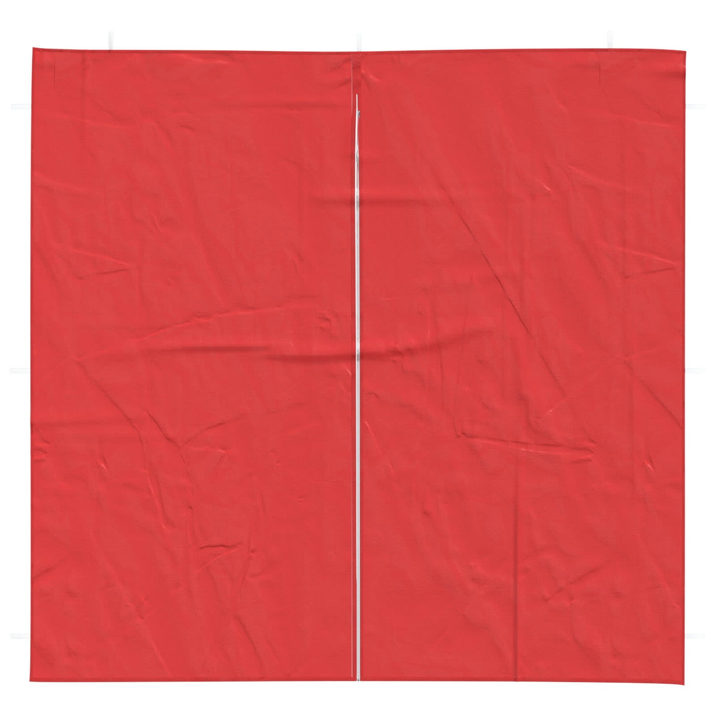 Party Tent Sidewall 2 pcs Red 200 x 195 cm PE and Steel