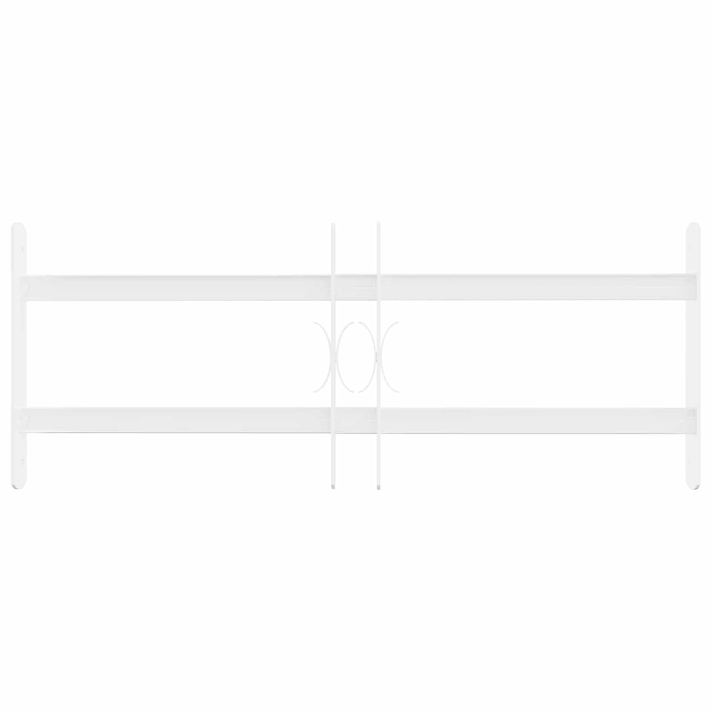 Security Grille for Windows with 2 Crossbars 43-74 cm