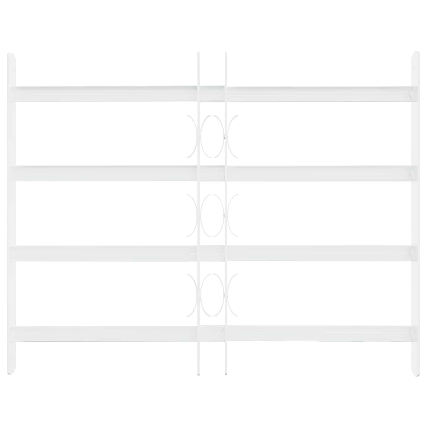 Security Grille for Windows with 4 Crossbars 43-74 cm