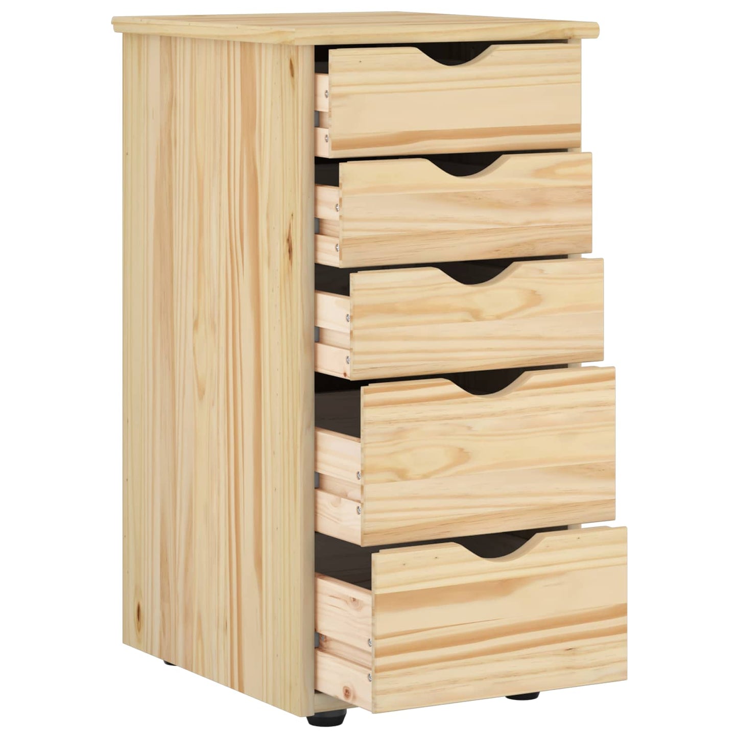 Cabinet Brown 34 x 39 x 61.5 cm Solid Pine Wood