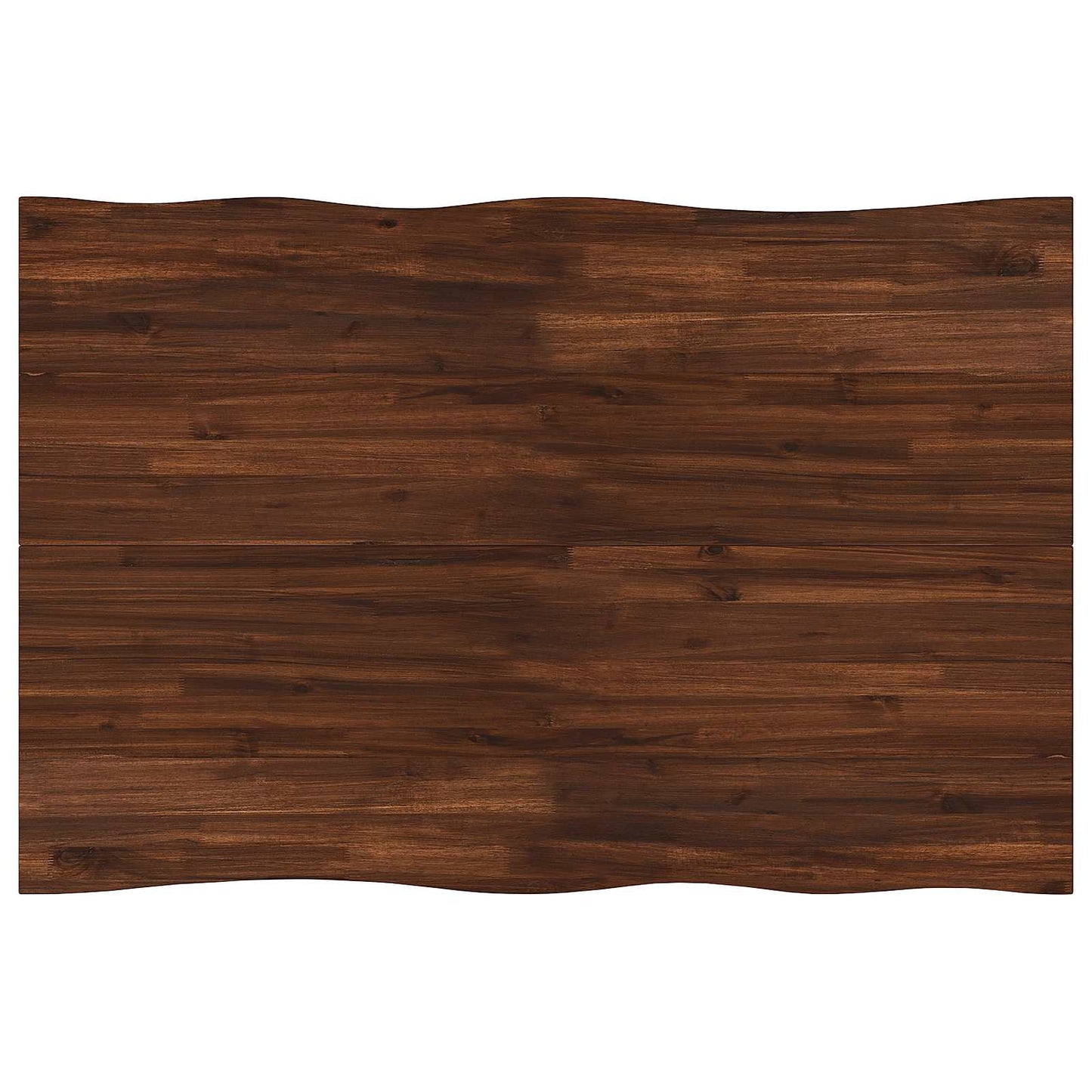 120 x 80 x 75 cm Solid Acacia Wood Dark Brown and Black